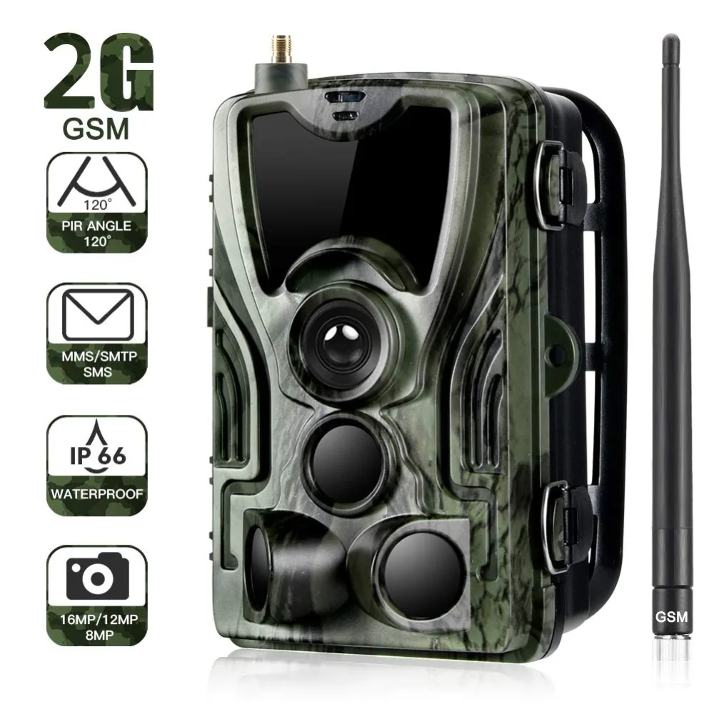 Фотоловушка Suntekcam HC801M беспроводная с функцией ночного видения 2G MMS SMTP SMS