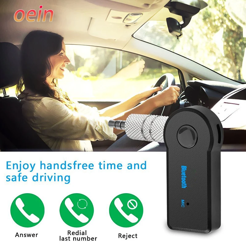 

2023 2023 2 in 1 Wireless Bluetooth 5.0 Receiver Transmitter Adapter 3.5mm Jack For Car Music Audio Aux A2dp Headphone Reciever