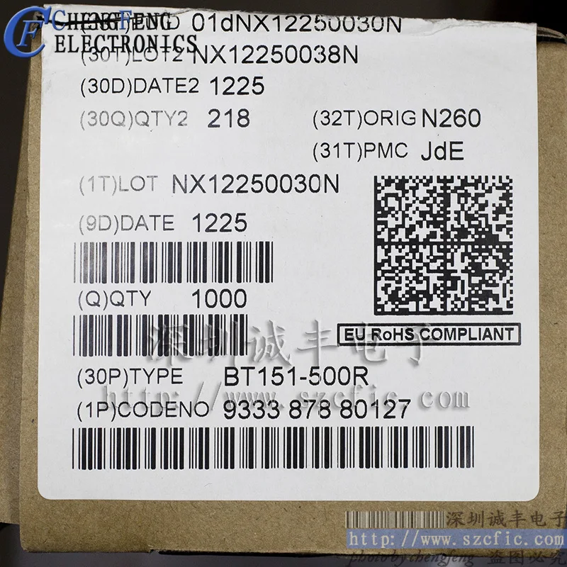 10 штук флуоресцентная модель BT151 500 в А