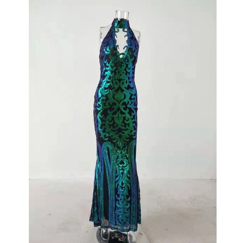 Новинка 2019 модное осеннее элегантное женское облегающее платье с блестками и