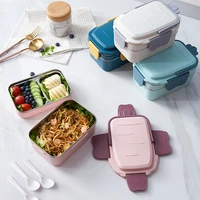 tuuth double layer lunch box cute shape food container for kids office bento box