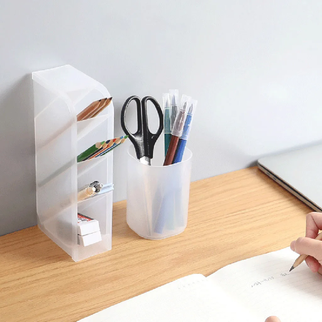 White Transparent Plastic Makeup Organizer Make Up Brush Storage box with Drawer Cotton Swabs Stick case Dropship 823 | Дом и сад