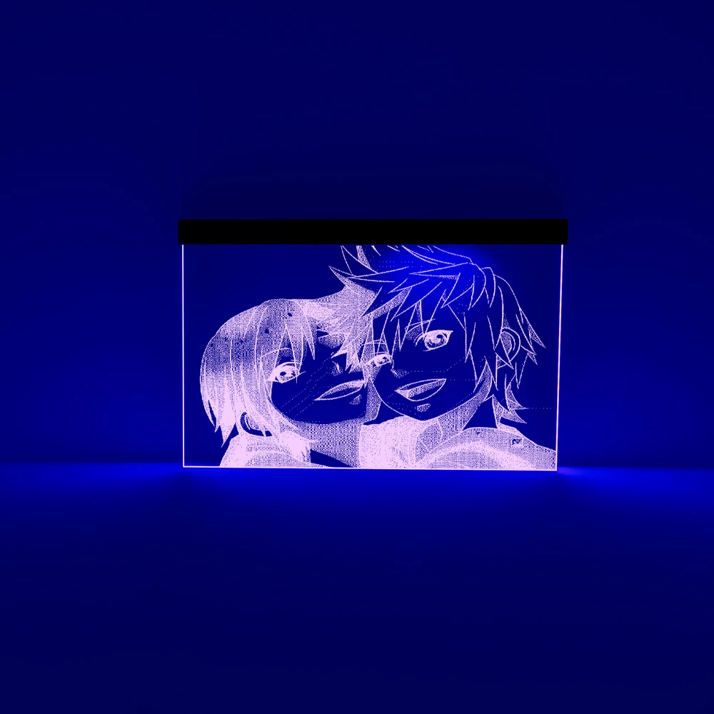 

Kingdom Hearts Special GiftRoxas and Xion Beer Bar Bub Club LED Neon Light Sign Acrylic Decorative Plate