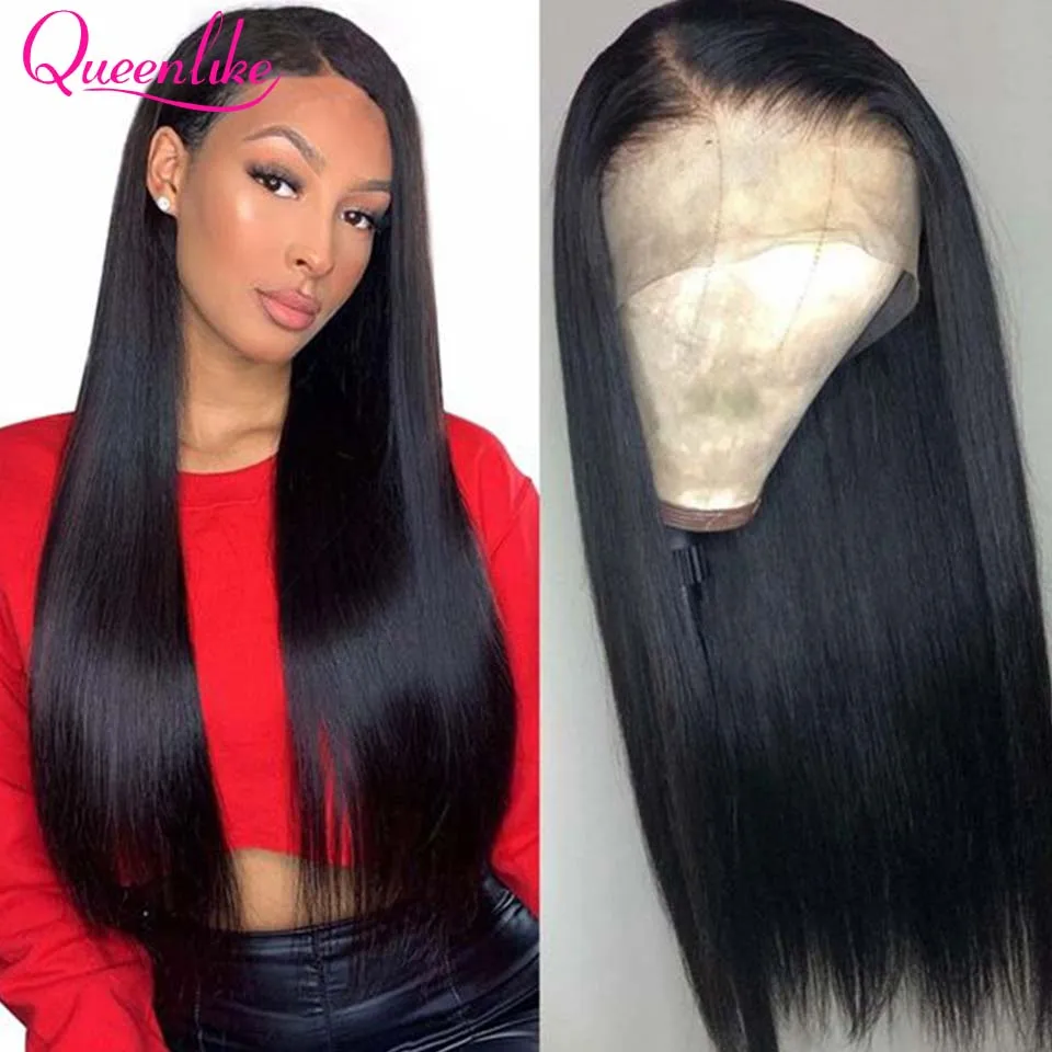 Brazilian Straight 5x5 6x6 Closure Wig 40 Inch Long Frontal Wigs 13x6 HD Transparent Lace Front Human Hair Wigs For Black Women