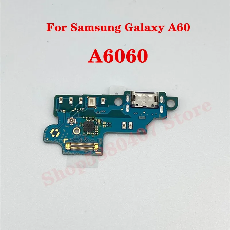 

Original USB Charger plug board For Samsung Galaxy A60 A6060 USB Charging Port Dock With Microphone Flex cable Replacement parts