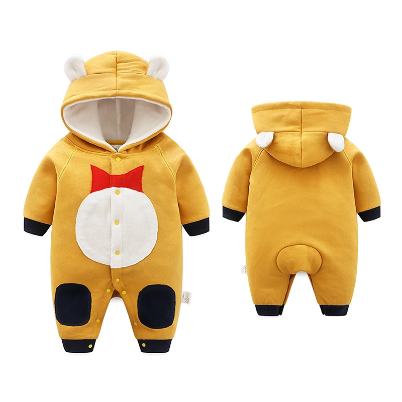 Зимний свитер для маленьких девочек детские комбинезоны с длинными рукавами