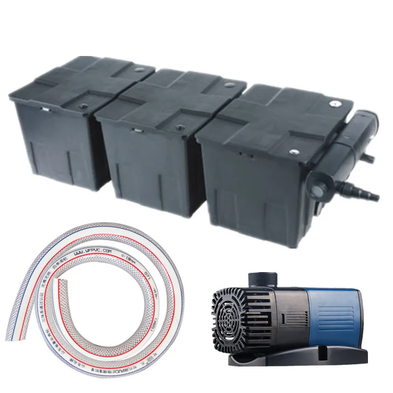 SBF350C A SET SUNSUN CBF-350 CBF-350B CBF-350C пруда koi пруд фильтр эффективной очистки воды. Фермы Бассейн очиститель. Сад фильтр для бассейна - Color: SBF350C A SET