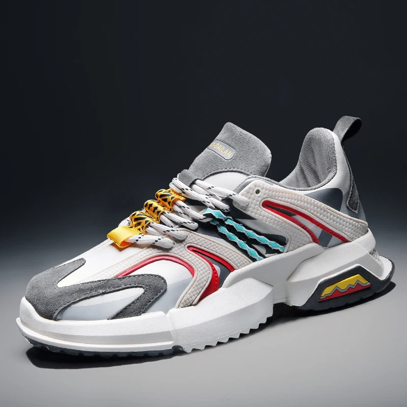 Модные кроссовки Для мужчин тренд на открытом воздухе обувь из сетчатого