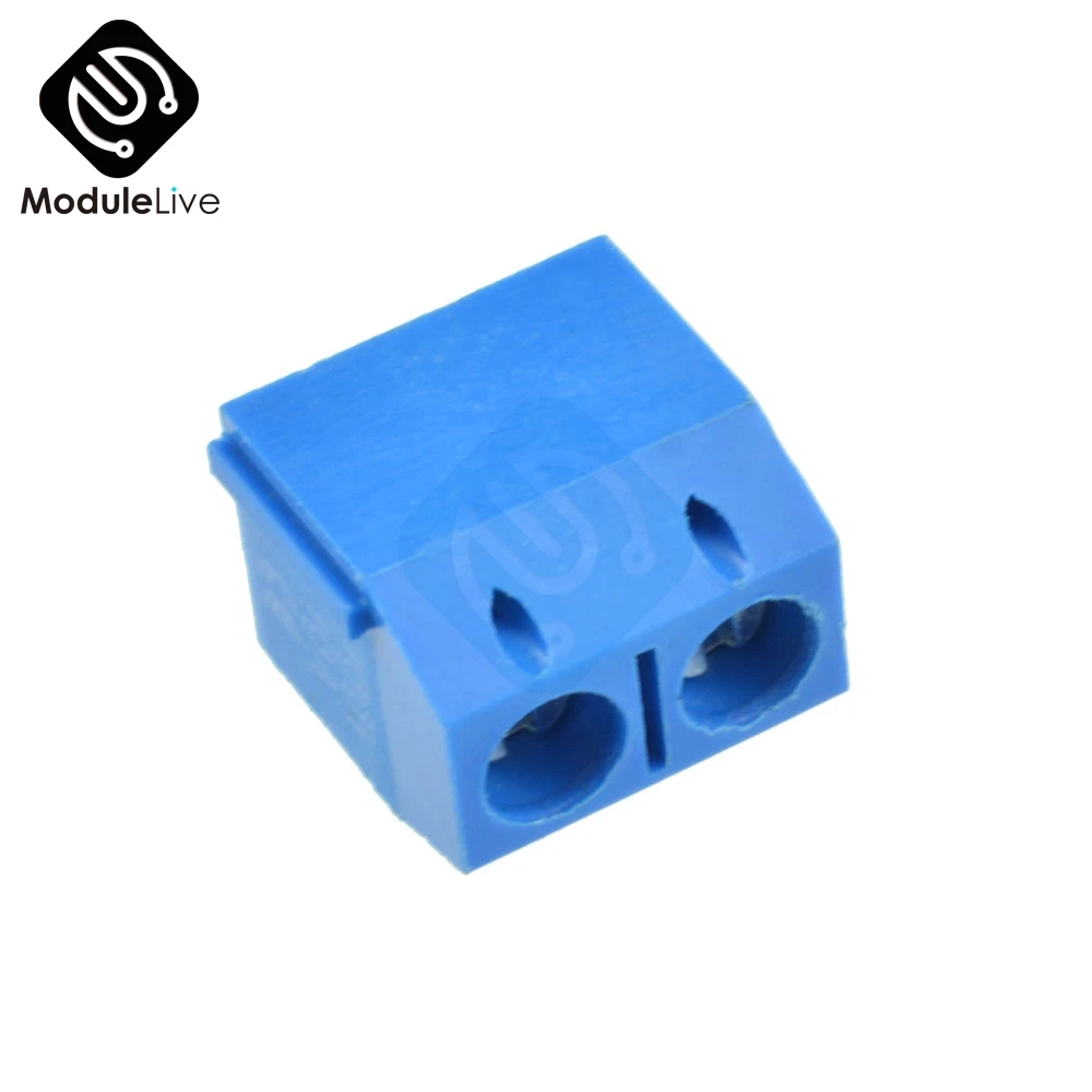 10 шт. 5 08 мм 2-контактный коннектор для винтовой клеммы | Обустройство дома