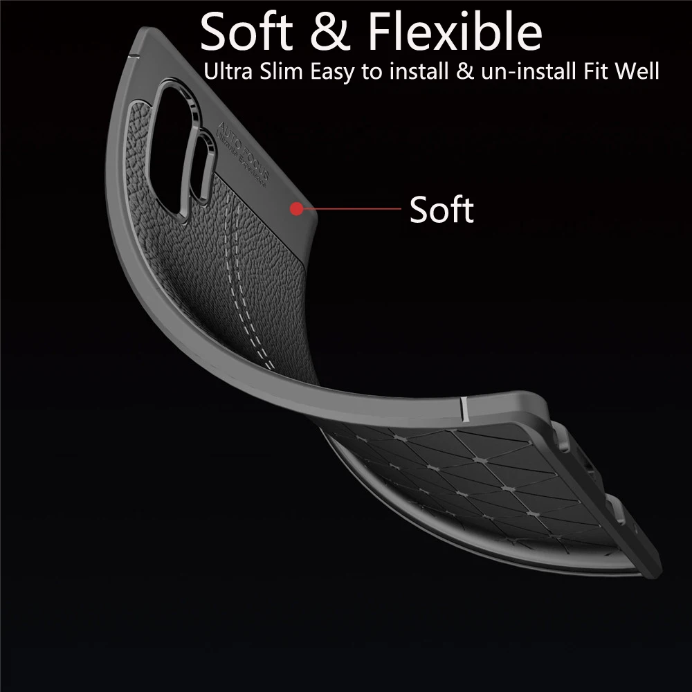 Чехол для Samsung Galaxy Note 10 роскошный винтажный Мягкий ТПУ кожаный чехол Plus Pro 5G |