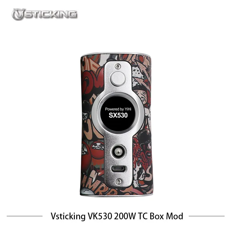 Vsticking VK530 200 Вт TC Box Mod двойная батарея электронная сигарета мод макс. испаритель