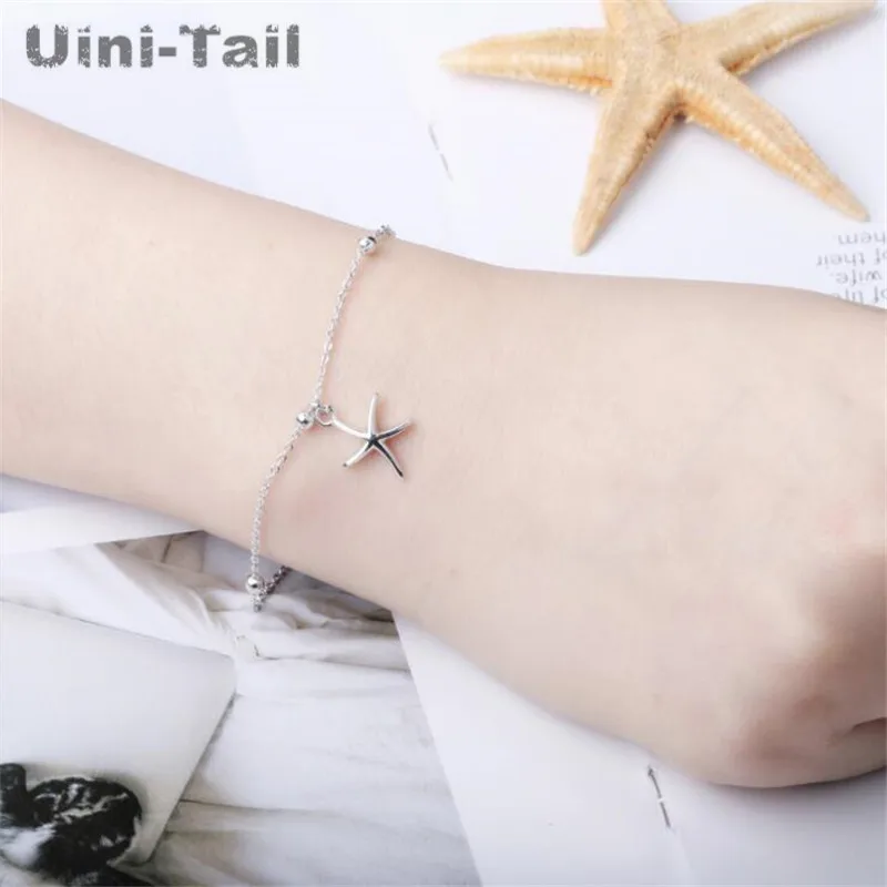 Популярный новый браслет Uini Tail из стерлингового серебра 925 пробы в виде маленькой