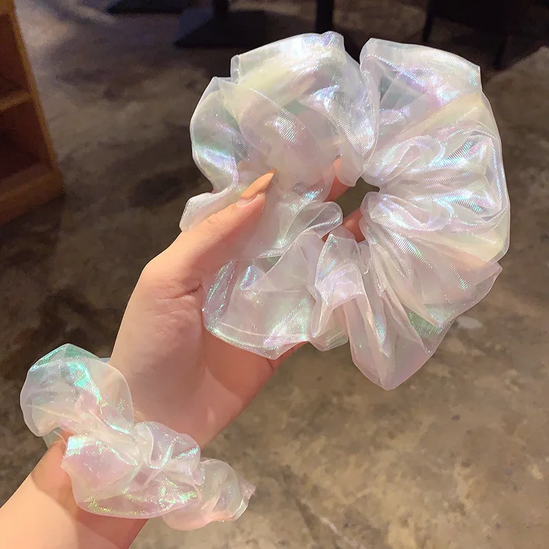 

Ins Sen Large Intestine Hair Ring Simple Hair Accessories Fairy Sen Super Fairy Headdress Head Rope Female Scalp Tendon