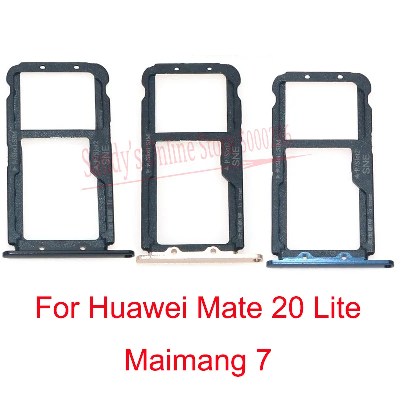 Держатель для Micro Sim-карты лоток 7 Sim-карт запасные части Huawei Mate20 Mate 20 Lite | Мобильные