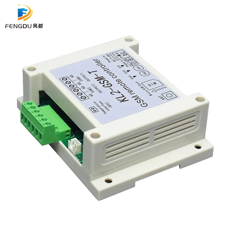 DC12V 2 канальный релейный выход GSM удаленный контроль переключатель KL2-GSM-T с 1 метра