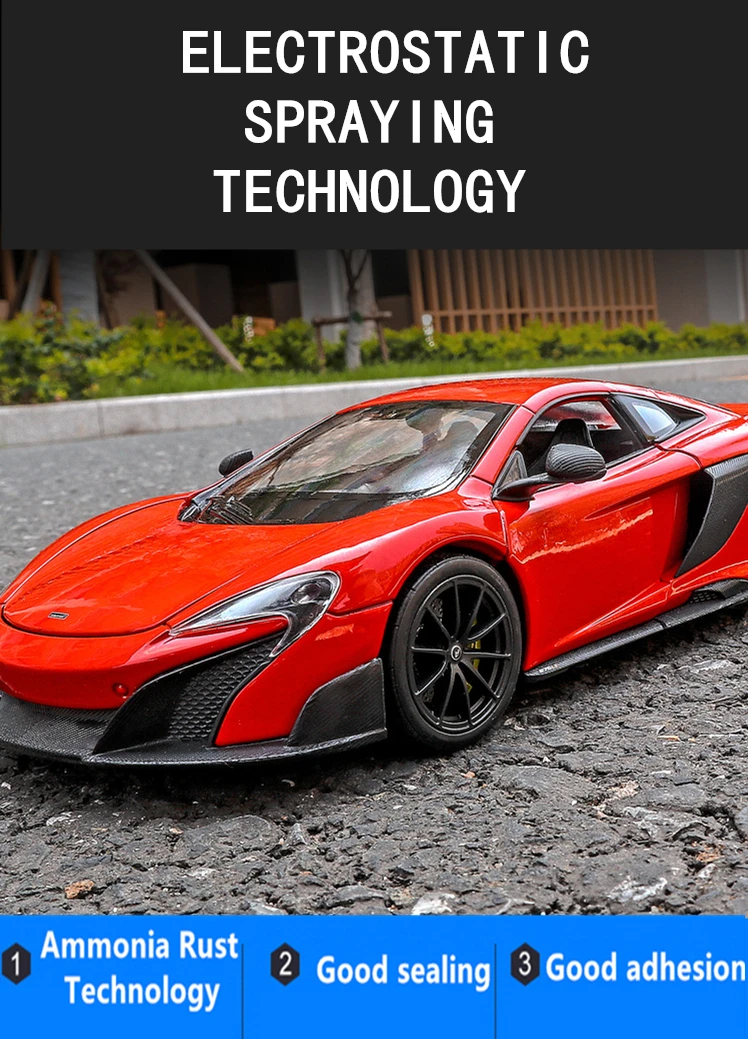 Welly 1:24 mlaren 675LT украшение автомобиля коллекция Подарочная игрушка Литье под давлением модель игрушка для мальчиков