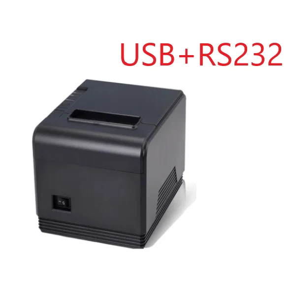Q200 USB RS232 Xprinter 80 мм Термальный чековый принтер автоматическая резка ресторан кухня Pos принтер USB Lan параллельный Wifi принтер Bluetooth принтер - Цвет: Q200 USB RS232