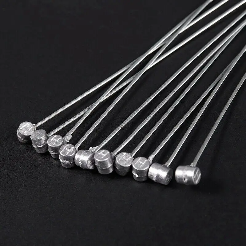 10 pcs Universal Bicycle Brake Inner Cable Front And Rear Mountain Bike Accessories Lithium Battery Wire Core Disc Brakes | Спорт и