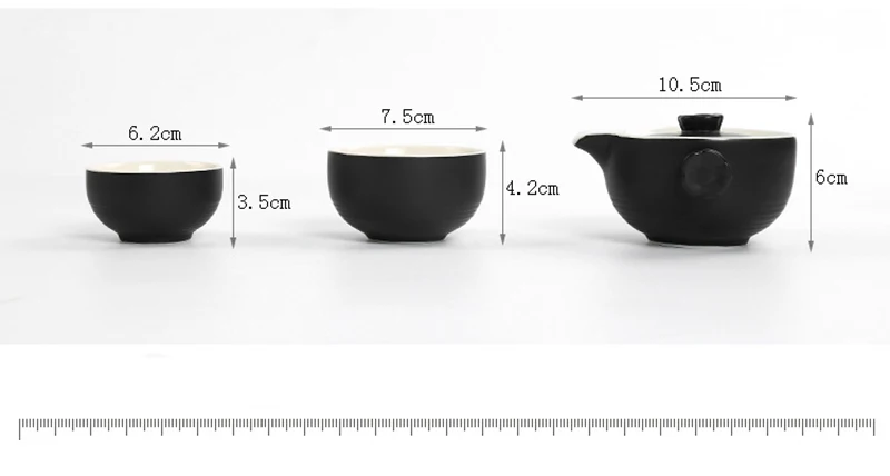 Кунг-фу Gaiwan Чайник Чай чашка для путешествий Чай комплект включает 1 баночка 2 чашки Личный кабинет Путешествия Портативный Чай посуда сумка