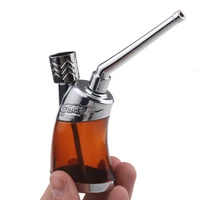 dual purpose double filter multi function hookah bottle hookah bag portable water pipe old fashioned tobacco pole