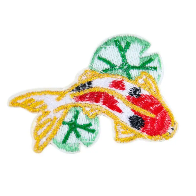 2 шт. патчи с изображением листьев лотоса и кои | Дом сад