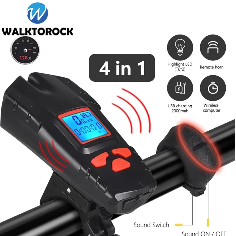 4 в 1 велосипедный передний фсветильник рь с зарядкой от USB|Велосипедная фара| |