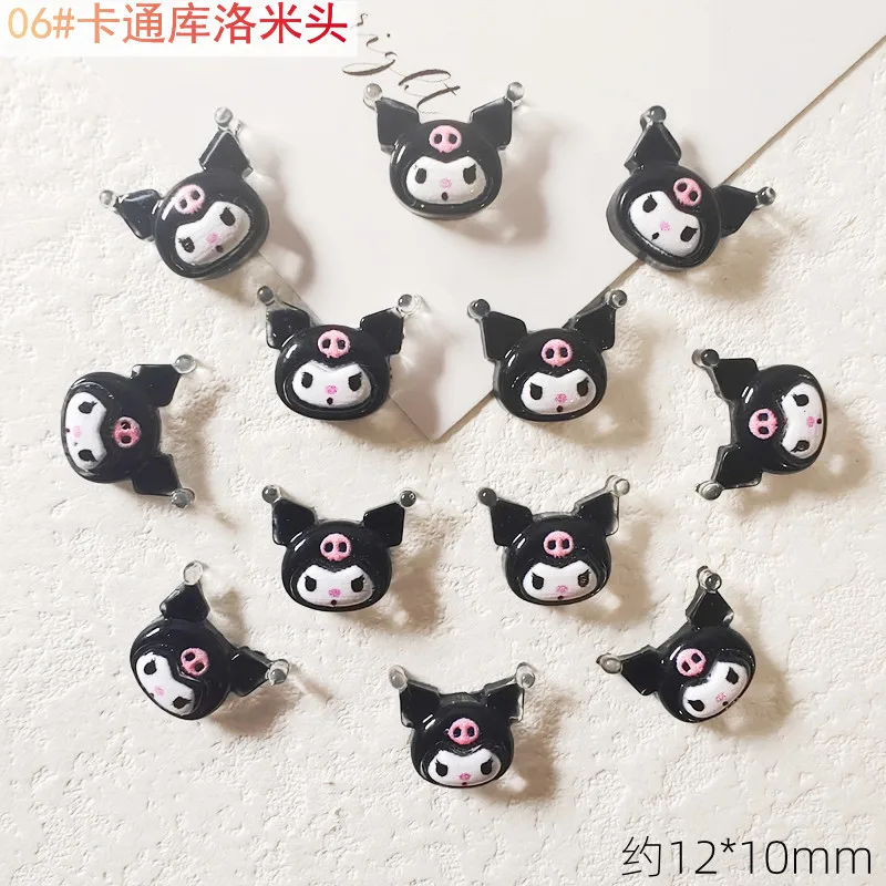 20 шт./лот Kawaii Kulomi аксессуары для дизайна ногтей в японском стиле подвески из смолы