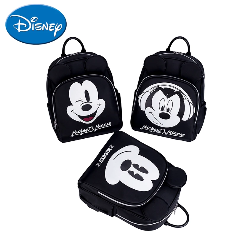 

Disney Mickey Baby Diaper Bag USB Backpack Maternity Baby Multifunctional Bags Large Capacity Baby Stroller Bag Holder Nappy Bag