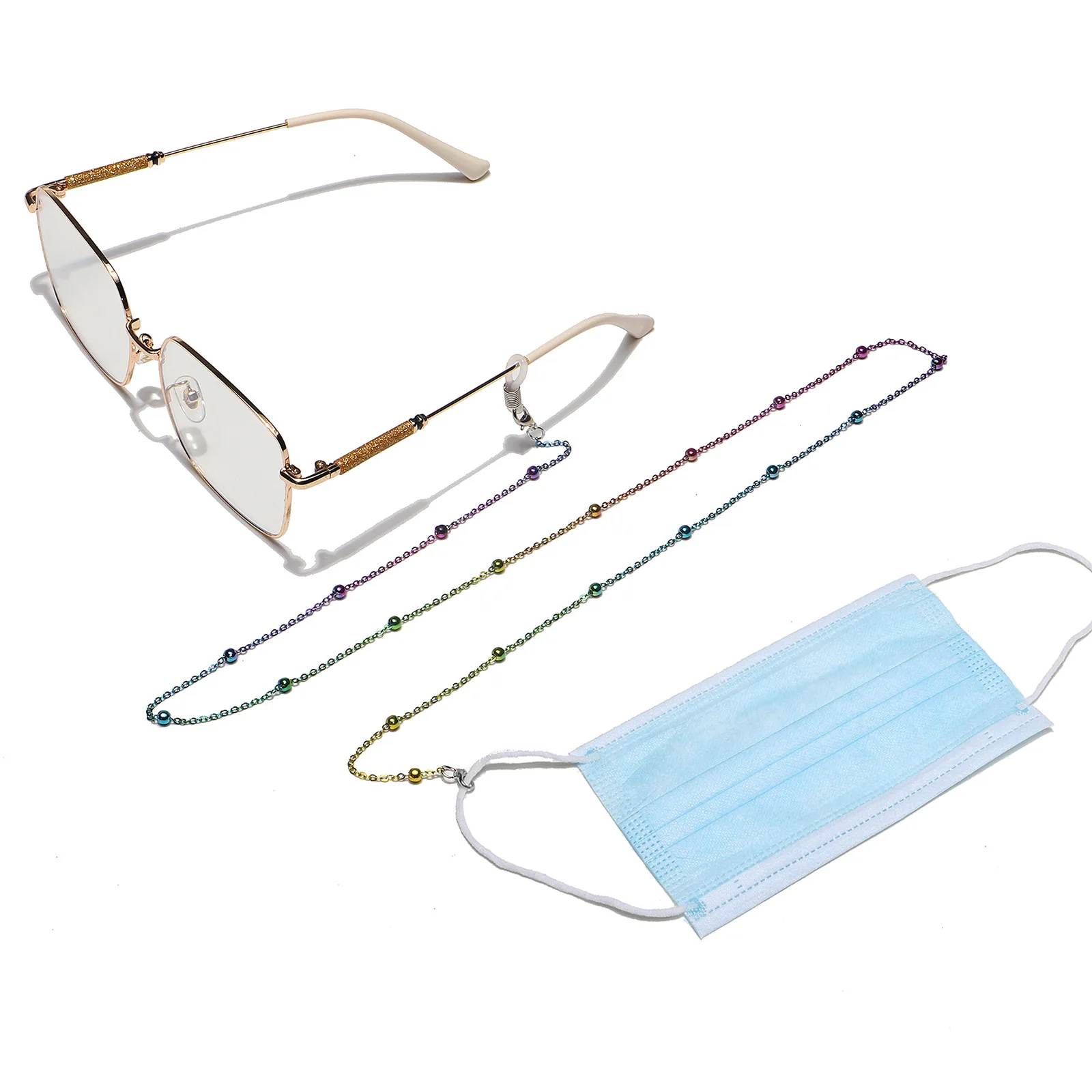 

Colorful Eyeglass Strap Glasses Hanging Chain Fashion Sunglasses Spectacles Holder Neck Cord Glasses Chains