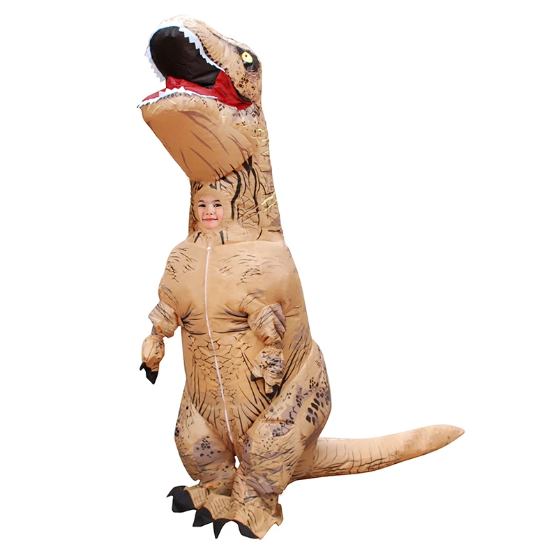 Надувной костюм динозавра T-REX для детей аниме-костюм надувной вечеринки косплея