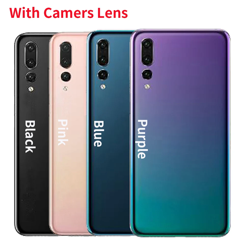 Стеклянная Крышка батарейного отсека для Huawei P20 Pro задняя крышка корпуса Сменный