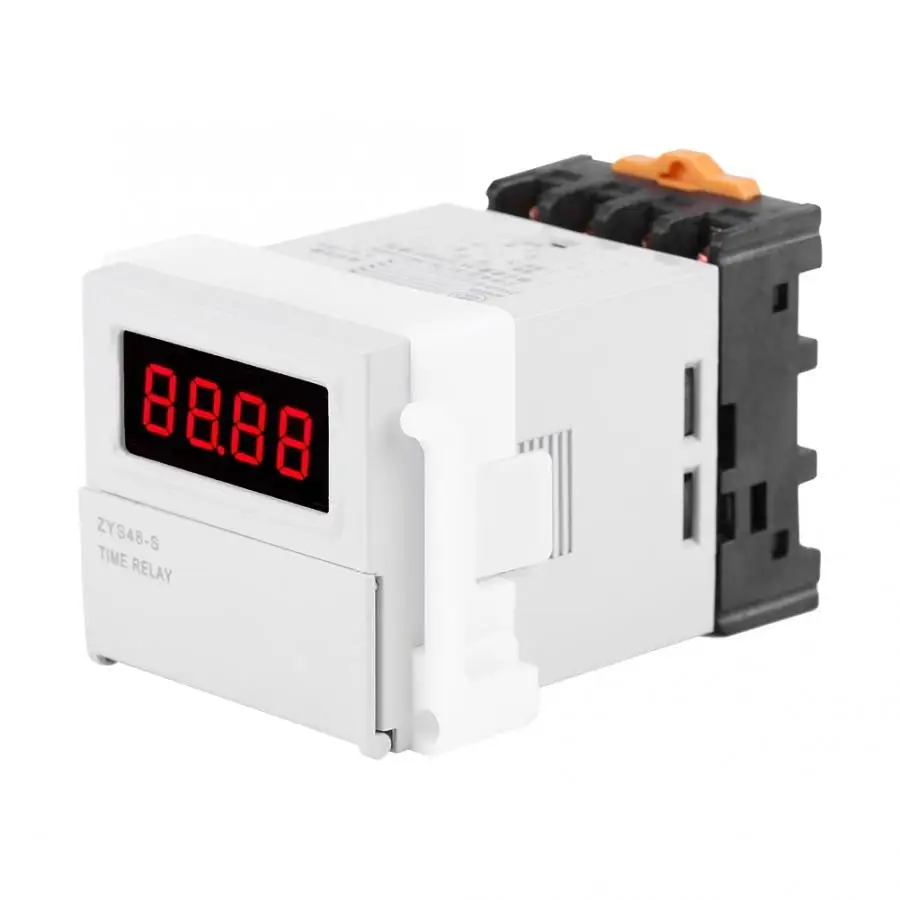 AC/DC 24 240V Цифровой время цикла таймер переключатель реле за запозданиевремени ZYS48 S