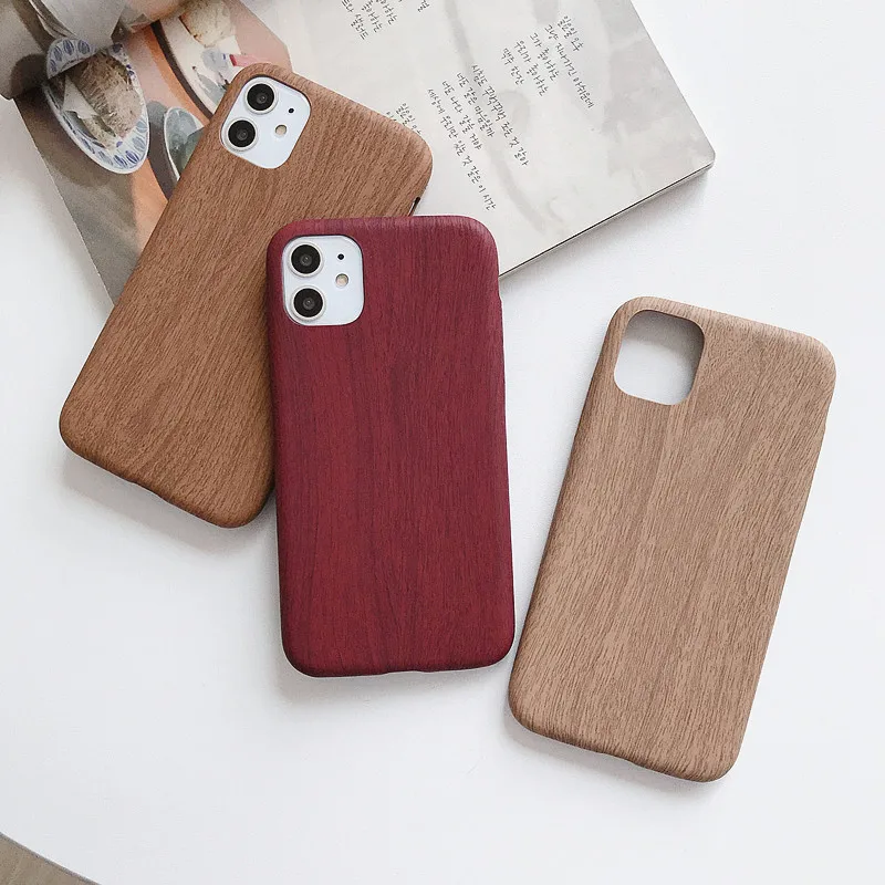 Чехол для iphone 11 MAX X XR 8 7 6 Plus Ультратонкий чехол с имитацией дерева телефона s pro Max |