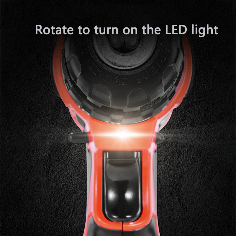 2 батареи ручная дрель аккумуляторная электрическая ударная мощность дрели