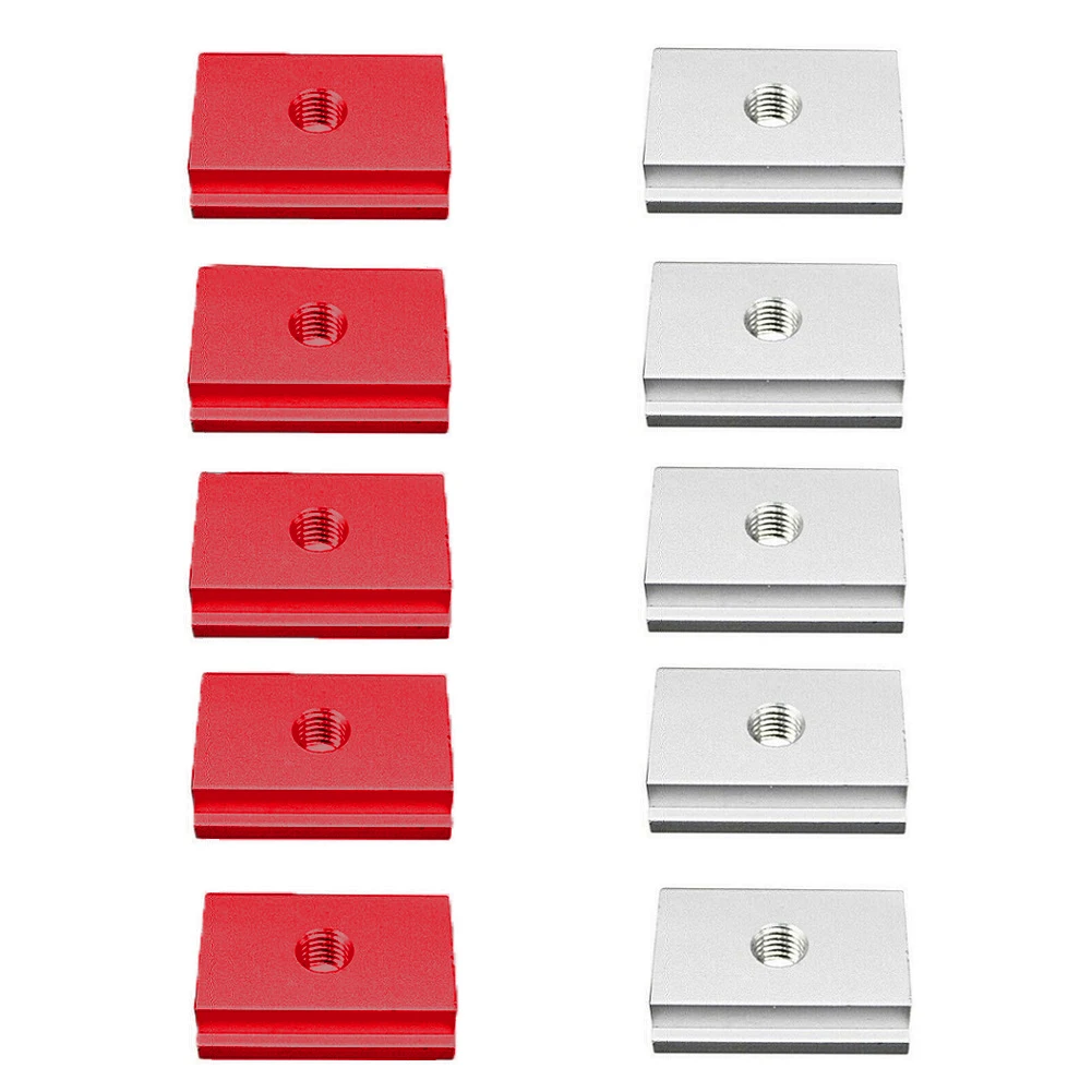 

10pcs M6/M8 T-track Slider Aluminum Alloy T Slot Nut For Woodworking Tool T-Slot Nuts For T-track Sliding Slot Of 30/45 Type