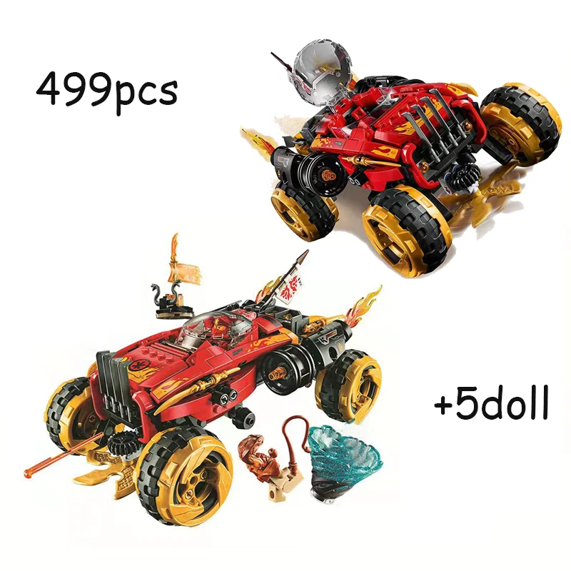 

New 499pcs Land Bounty Truck Model Building Blocks with Figures Compatible 70675 DIY Bricks Toys for Children