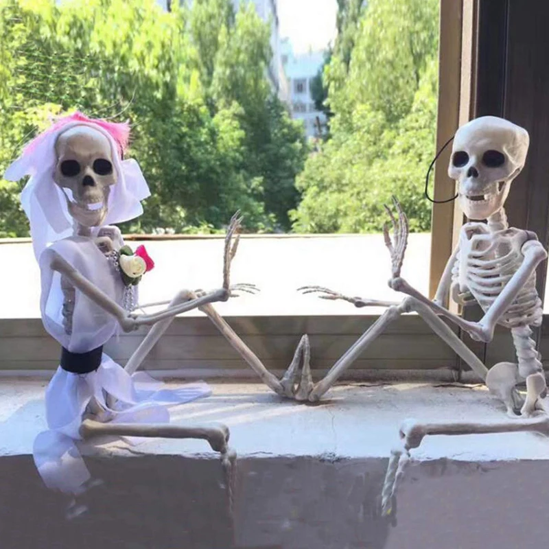 16 дюймовые модели или скелетные игрушки на Хэллоуин украшение крепкий скелет