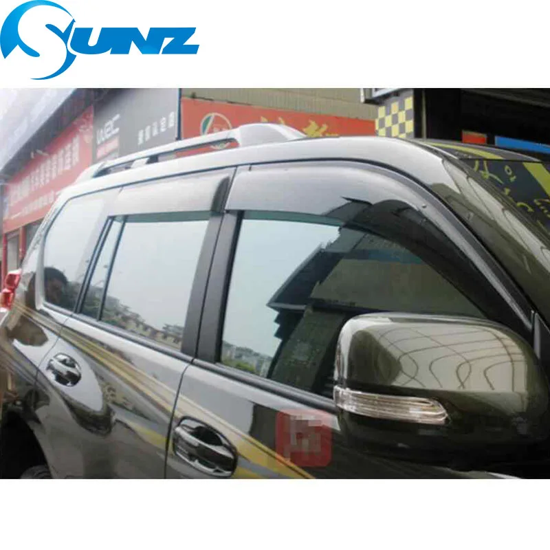 Дефлектор бокового окна для toyota prado fj150 land cruiser 2010 2012 2013 дождевой козырек защита от ветра SUNZ