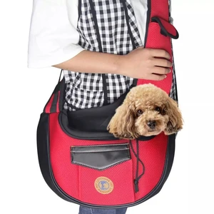 Pet Carrier Dog Sling Bag Upgraded Adjustable Puppy Hand-Free Carrier Breathable Travel Tote Bag Suitable for Small Dog Cat
