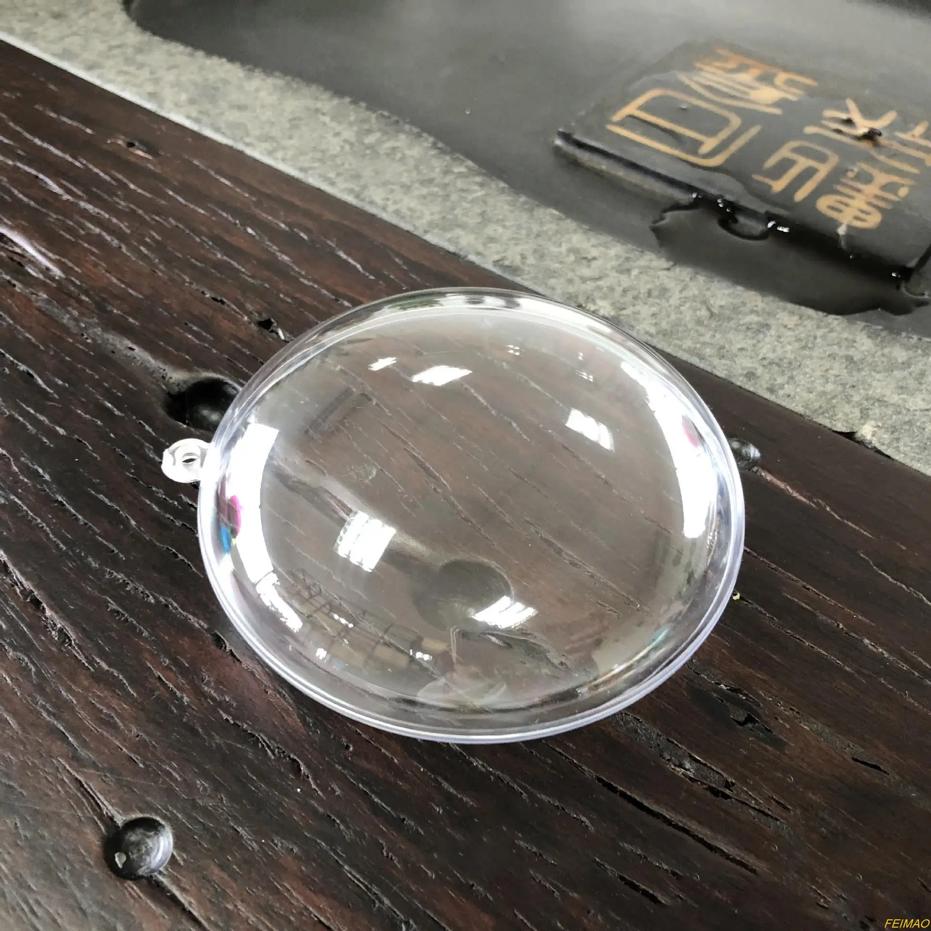 5 шт. новогодние прозрачные шарики |