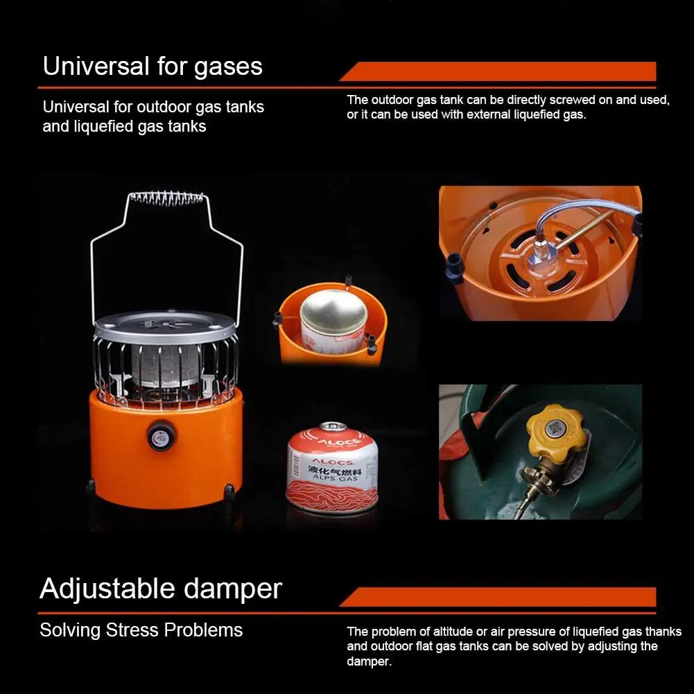 Портативный 2 в 1 походный обогреватель для печки кемпинга походная плита рыбалки