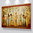 Ретро Египетский стиль, Картина на холсте, абстрактные постеры и принты, куадросы, настенные художественные картины для гостиной, украшения дома