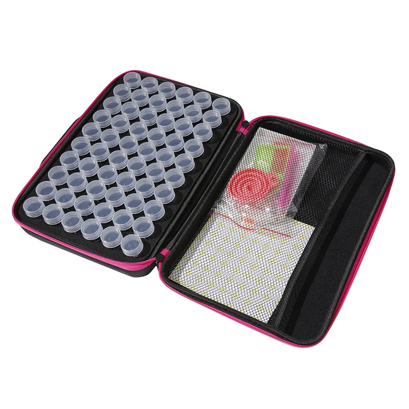 

Convenient Tool Bags For Household Outdoor Supplies Large Capacity 60 Grid Diamond Painting Storage Bag Professional Accessories