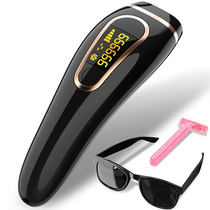 

Professional Permanent IPL Hair Removal Laser Epilator For Women 999999 Flash LCD Display Bikini Ipl Laser Hair Removal Machine