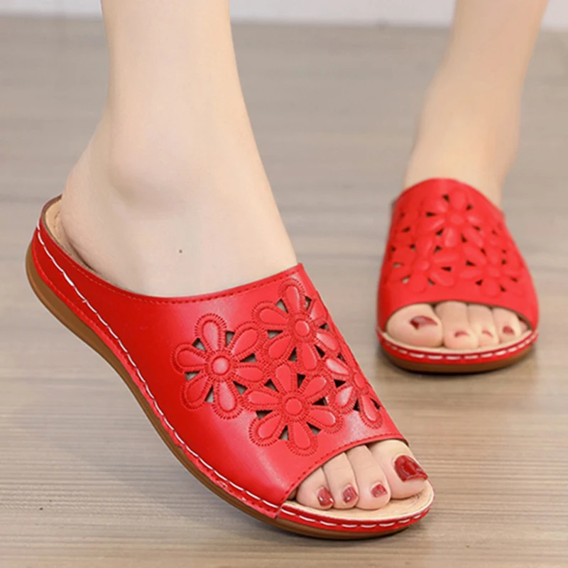 

Shoes Women Fashion Sandals Retro Shoes For Women Sexy Women's Shoes Slip On Women Shoe Slipper Zapatos De Mujer Footwear Female