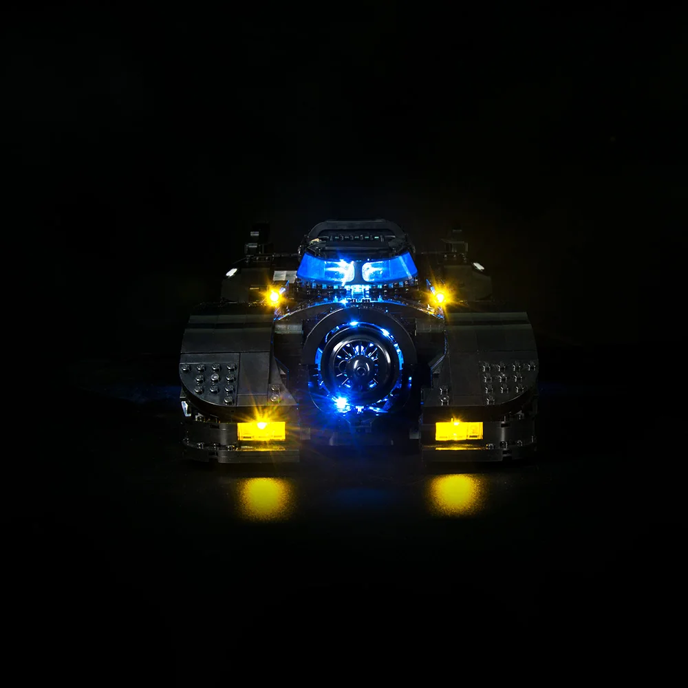 Продажа Набор со светодиодный Ной подсветкой для 76139 1989 Batmobile, игрушки, строительные блоки, набор светильников, только набор светильник ильников, не ...