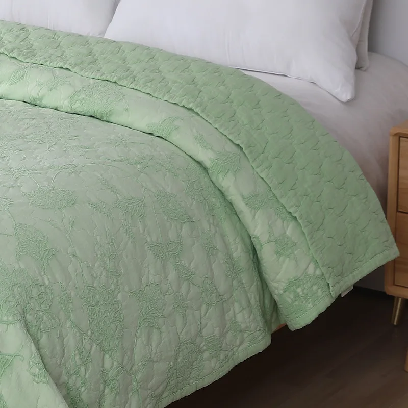 

Ldyllic Style Multifunctional Bedspread Cotton Bedding Set For Home Linens Quilting Coverlet Cover Blanket Pillowcases 1pcs