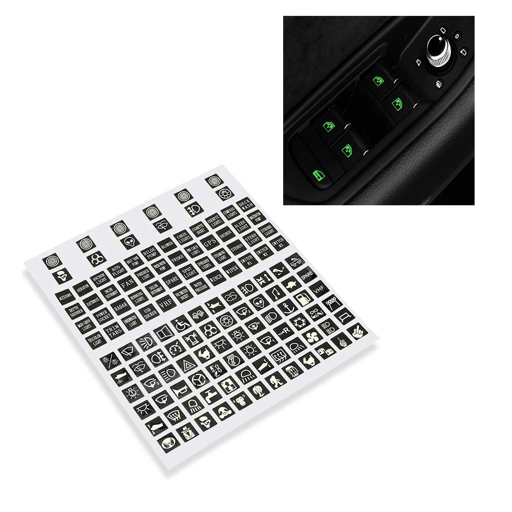 Световая наклейка Rocker метка переключателя световая панель для автомобиля лодки