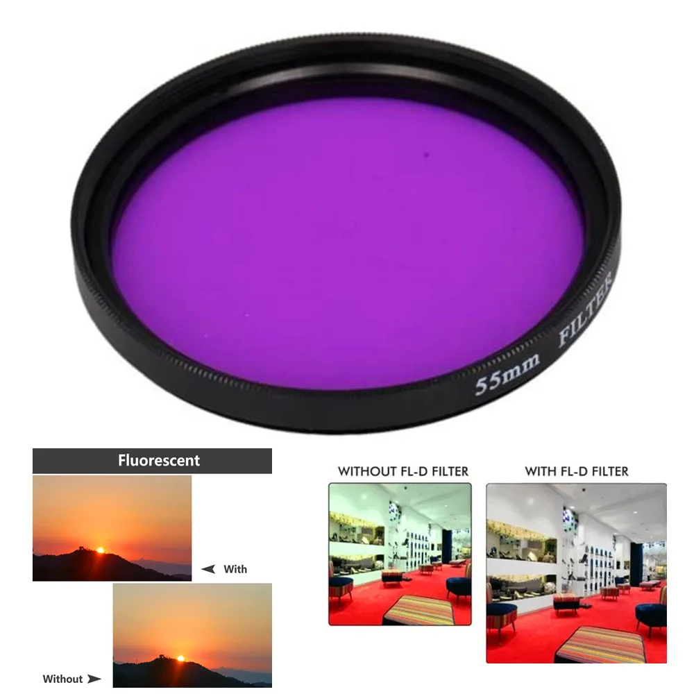 Фильтр объектива камеры DSLR FLD Florescent 37 40 5 43 46 49 52 55 58 62 67 72 77 82 мм для Nikon Canon Sony Fujifim