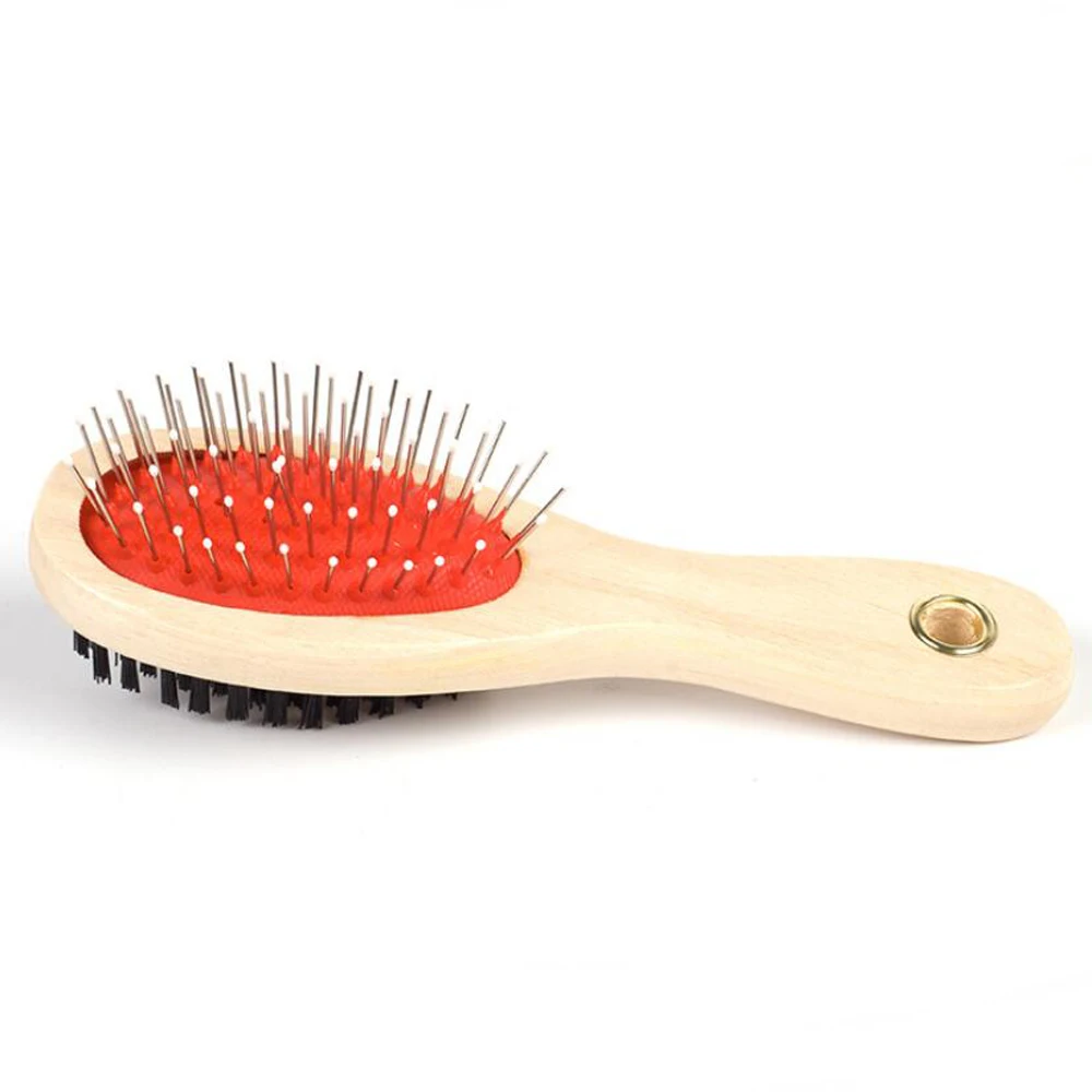 

Double-sided Pet Hair Removal Comb Cat Dog Fur Hair Brush Puppy Wooden Grooming Rake Comb Hair Care Tools Massage Clean Product